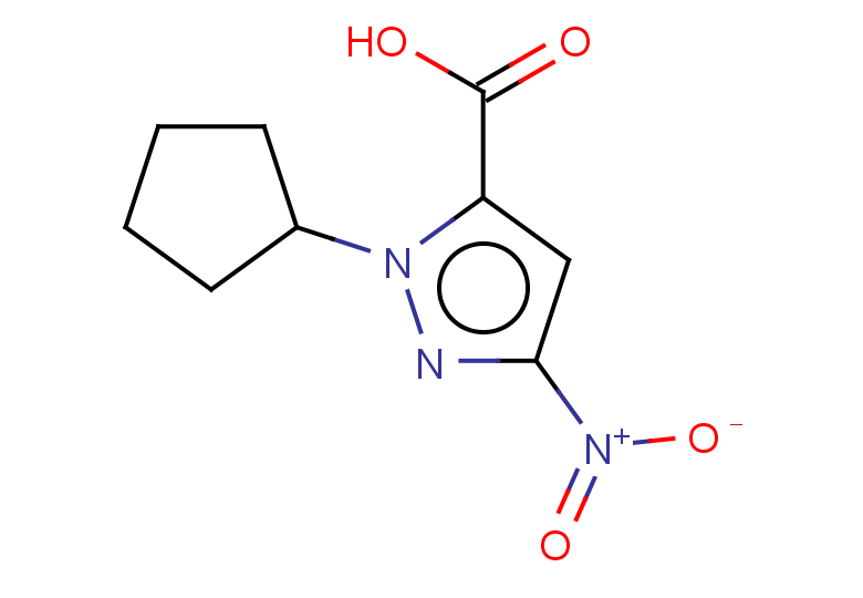 1-cyclopentyl-3-nitro-1H-pyrazole-5-carboxylic acid