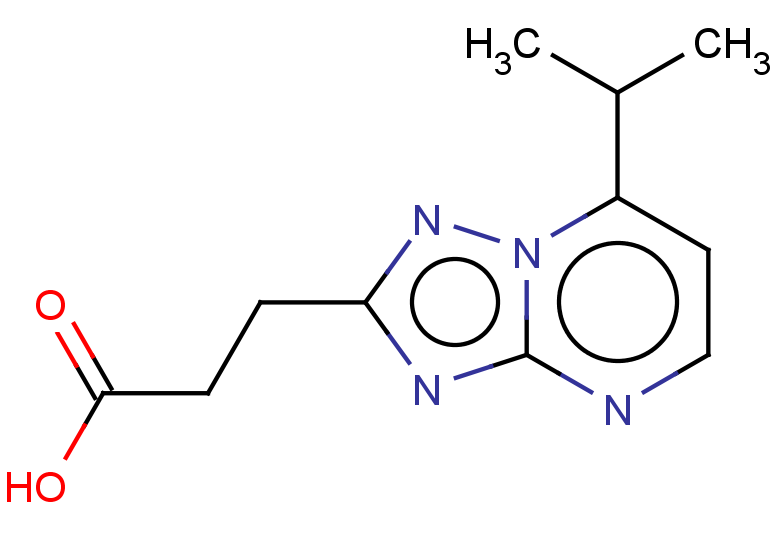 3-[7-(propan-2-yl)-[1,2,4]triazolo[1,5-a]pyrimidin-2-yl]propanoic acid
