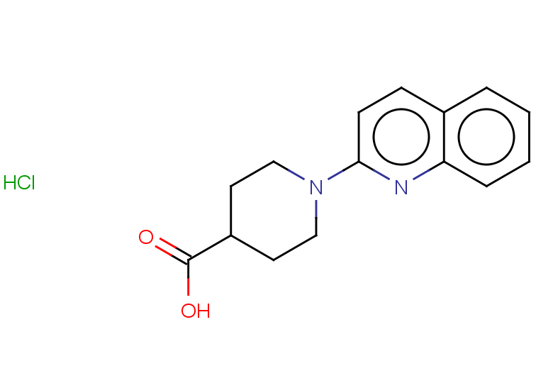 1-(quinolin-2-yl)piperidine-4-carboxylic acid hydrochloride