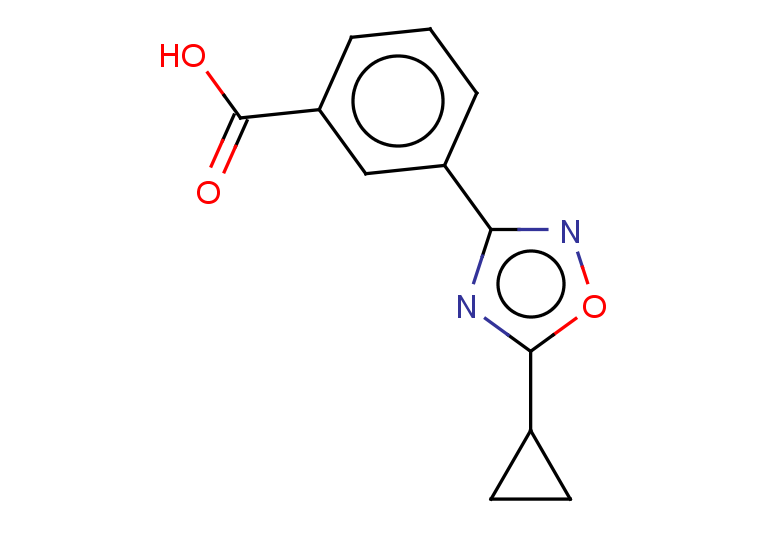 3-(5-cyclopropyl-1,2,4-oxadiazol-3-yl)benzoic acid