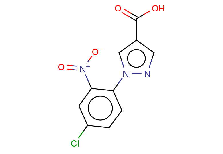 1-(4-chloro-2-nitrophenyl)-1H-pyrazole-4-carboxylic acid