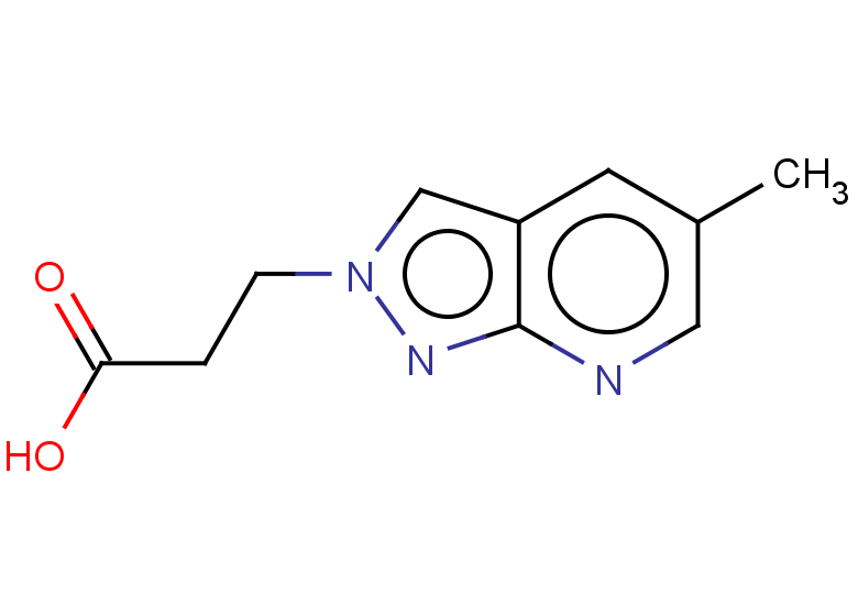 3-{5-methyl-2H-pyrazolo[3,4-b]pyridin-2-yl}propanoic acid