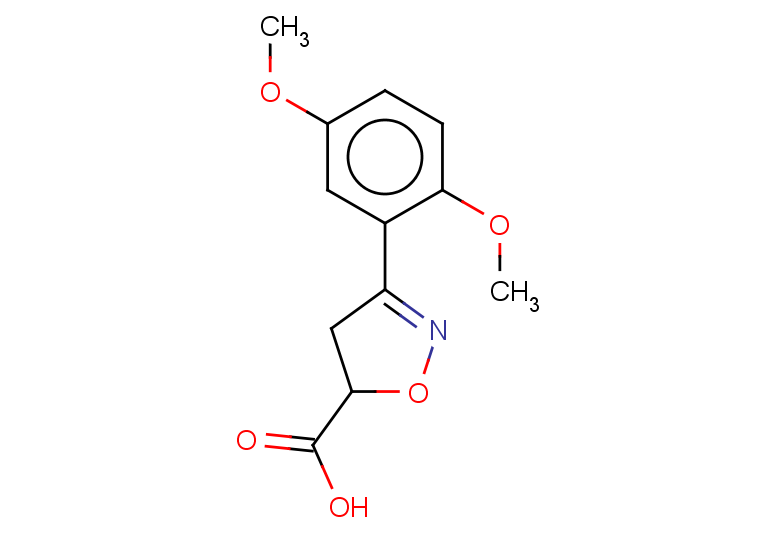 3-(2,5-dimethoxyphenyl)-4,5-dihydro-1,2-oxazole-5-carboxylic acid