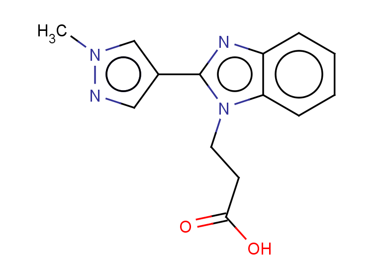 3-[2-(1-methyl-1H-pyrazol-4-yl)-1H-1,3-benzodiazol-1-yl]propanoic acid