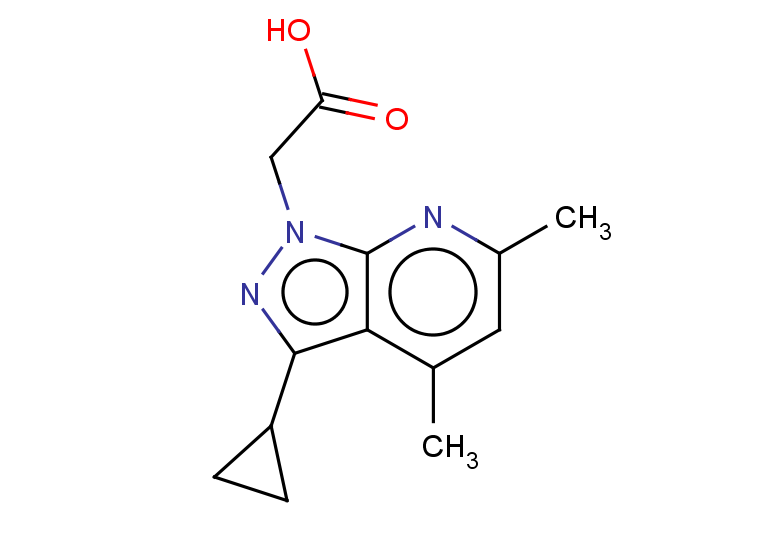 2-{3-cyclopropyl-4,6-dimethyl-1H-pyrazolo[3,4-b]pyridin-1-yl}acetic acid
