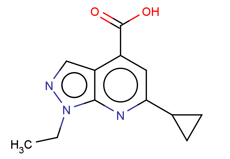6-cyclopropyl-1-ethyl-1H-pyrazolo[3,4-b]pyridine-4-carboxylic acid