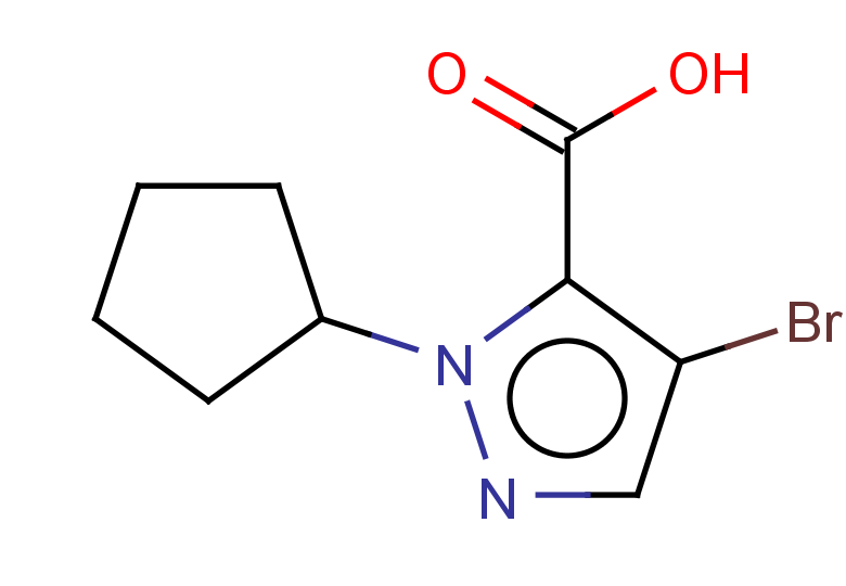 4-bromo-1-cyclopentyl-1H-pyrazole-5-carboxylic acid
