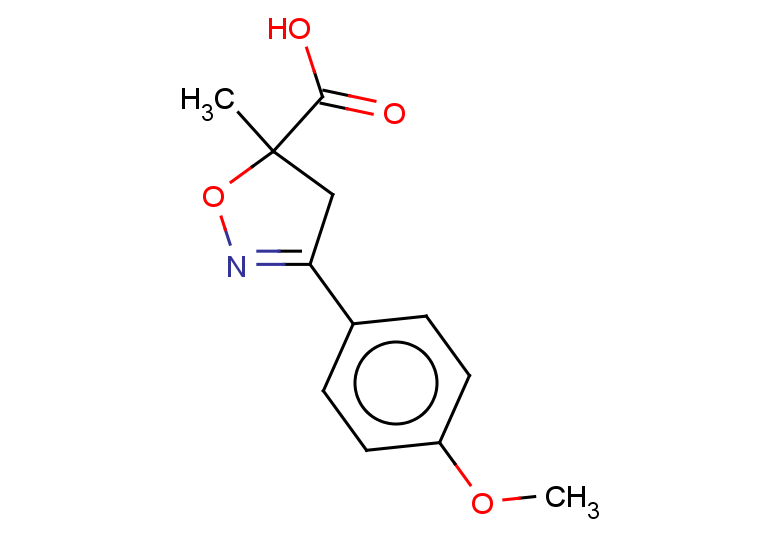 3-(4-methoxyphenyl)-5-methyl-4,5-dihydro-1,2-oxazole-5-carboxylic acid