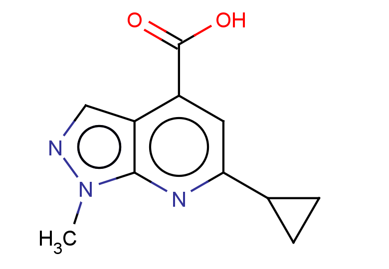 6-cyclopropyl-1-methyl-1H-pyrazolo[3,4-b]pyridine-4-carboxylic acid