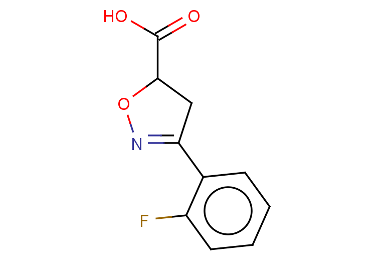 3-(2-fluorophenyl)-4,5-dihydro-1,2-oxazole-5-carboxylic acid