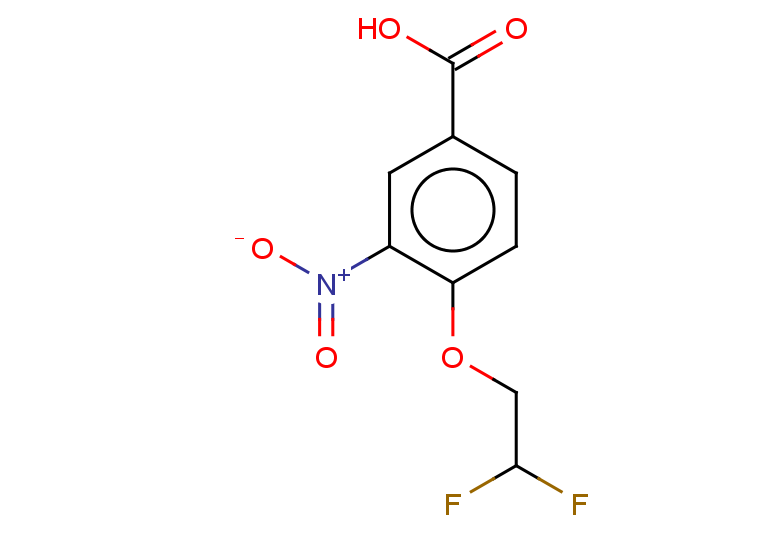 4-(2,2-difluoroethoxy)-3-nitrobenzoic acid