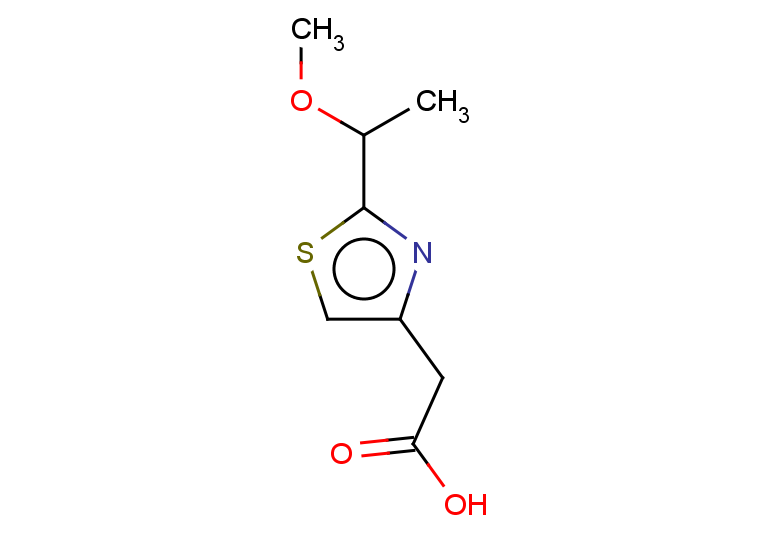 2-[2-(1-methoxyethyl)-1,3-thiazol-4-yl]acetic acid