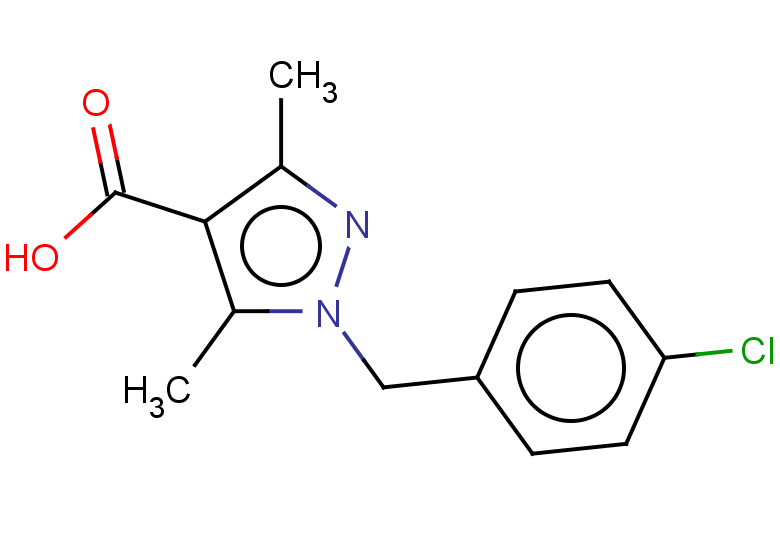 1-[(4-chlorophenyl)methyl]-3,5-dimethyl-1H-pyrazole-4-carboxylic acid