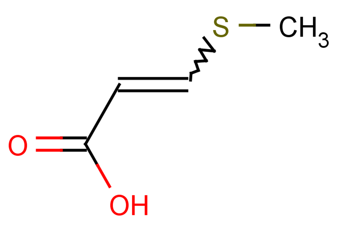 3-(methylsulfanyl)prop-2-enoic acid, Mixture of isomers