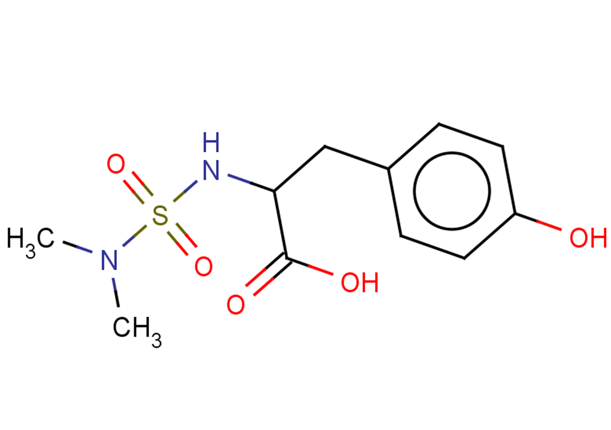 2-[(dimethylsulfamoyl)amino]-3-(4-hydroxyphenyl)propanoic acid
