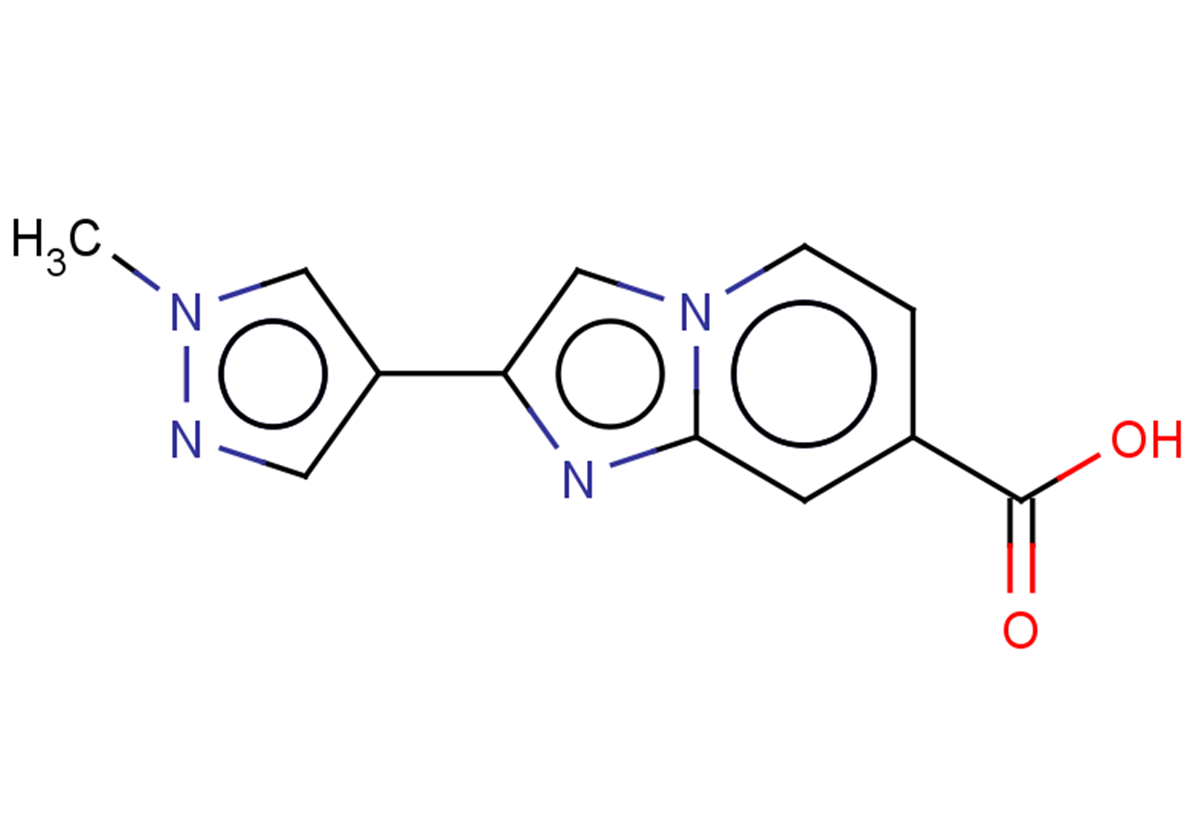 2-(1-methyl-1H-pyrazol-4-yl)imidazo[1,2-a]pyridine-7-carboxylic acid
