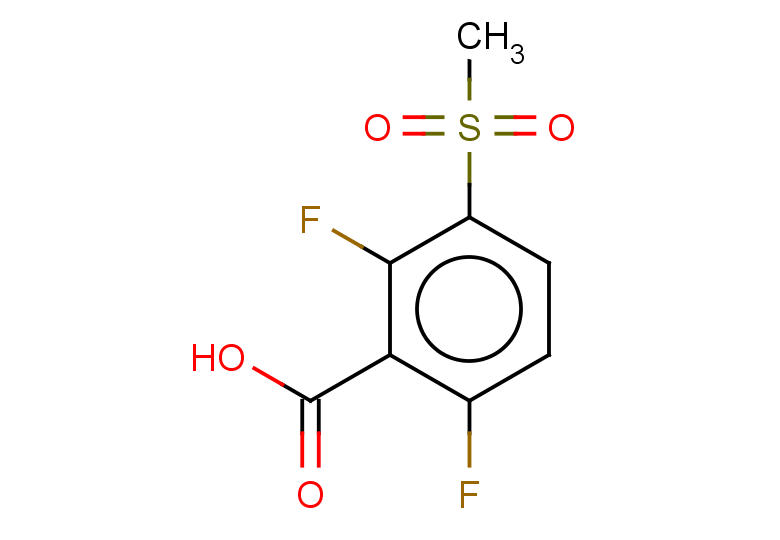 2,6-difluoro-3-methanesulfonylbenzoic acid