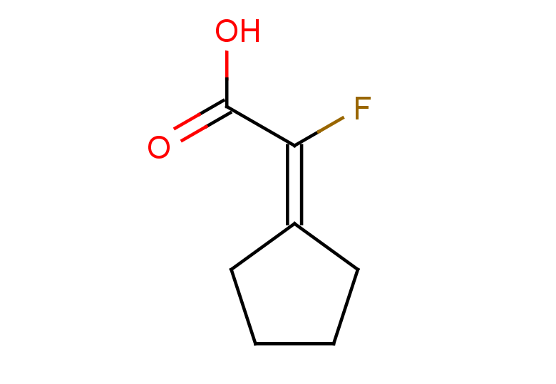 2-cyclopentylidene-2-fluoroacetic acid