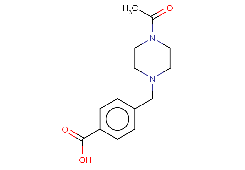 4-[(4-acetylpiperazin-1-yl)methyl]benzoic acid