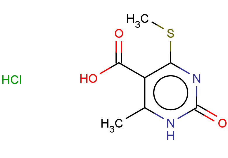 6-methyl-4-(methylsulfanyl)-2-oxo-1,2-dihydropyrimidine-5-carboxylic acid hydrochloride