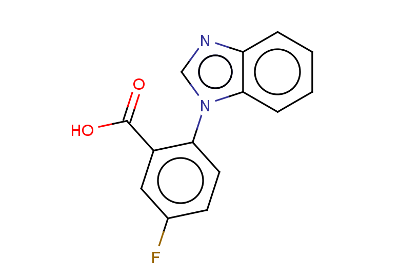 2-(1H-1,3-benzodiazol-1-yl)-5-fluorobenzoic acid