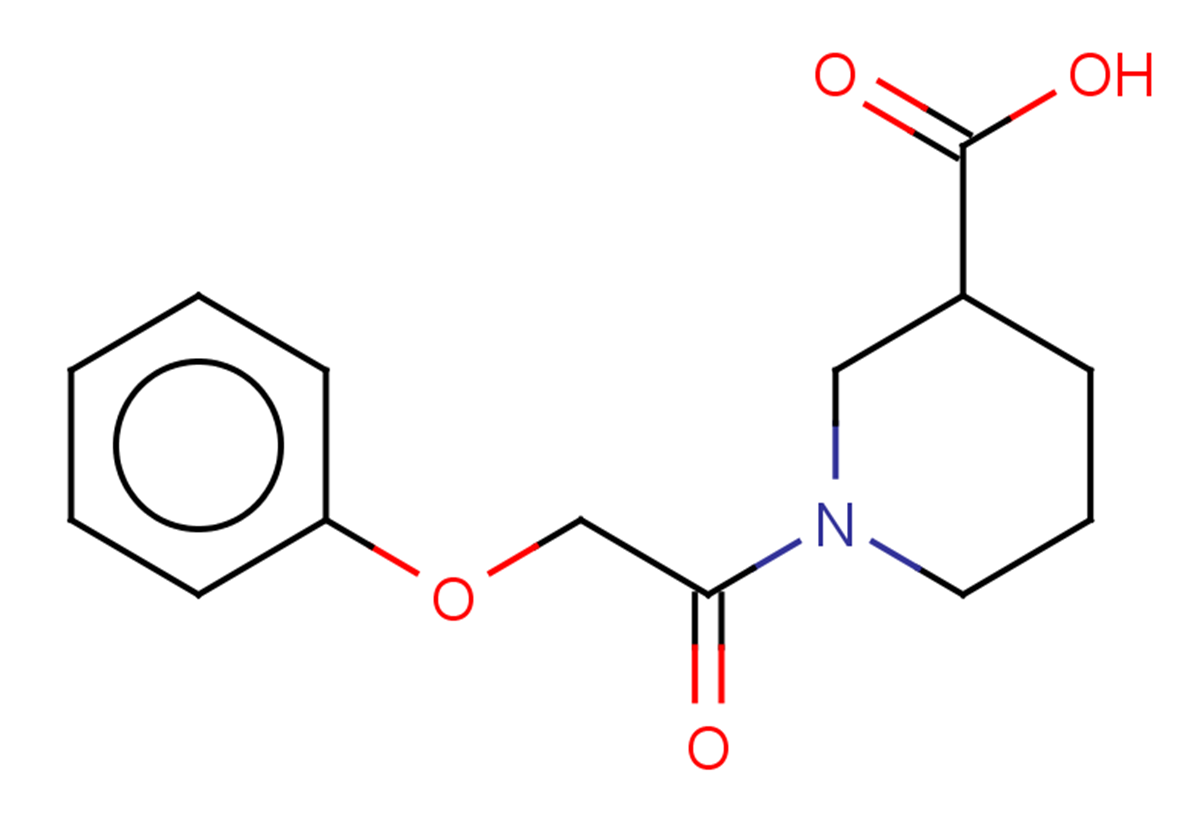 1-(2-phenoxyacetyl)piperidine-3-carboxylic acid