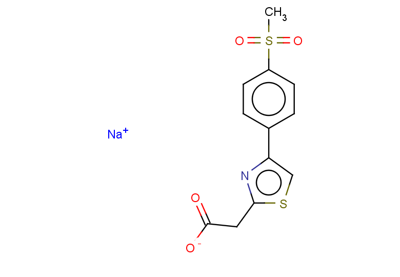 sodium 2-[4-(4-methanesulfonylphenyl)-1,3-thiazol-2-yl]acetate