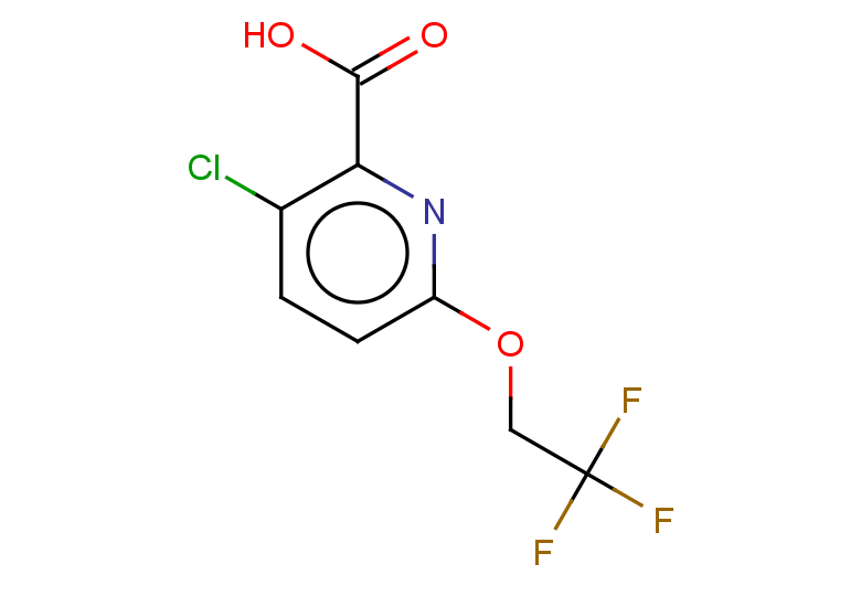 3-chloro-6-(2,2,2-trifluoroethoxy)pyridine-2-carboxylic acid