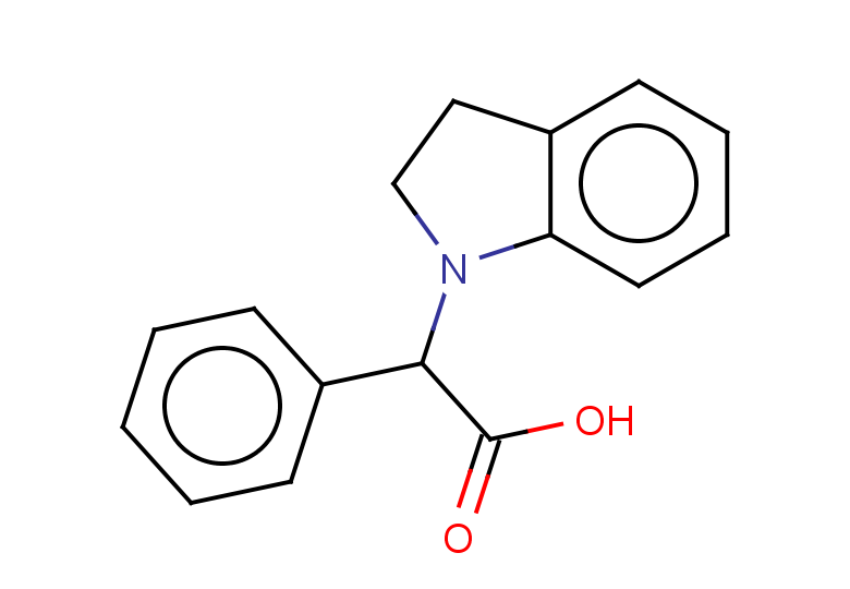 2-(2,3-dihydro-1H-indol-1-yl)-2-phenylacetic acid