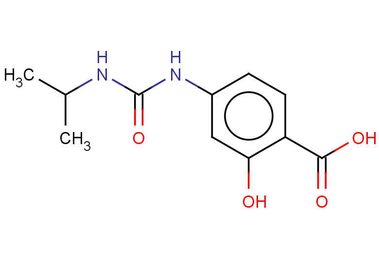 2-hydroxy-4-{[(propan-2-yl)carbamoyl]amino}benzoic acid