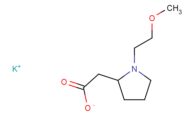 potassium 2-[1-(2-methoxyethyl)pyrrolidin-2-yl]acetate