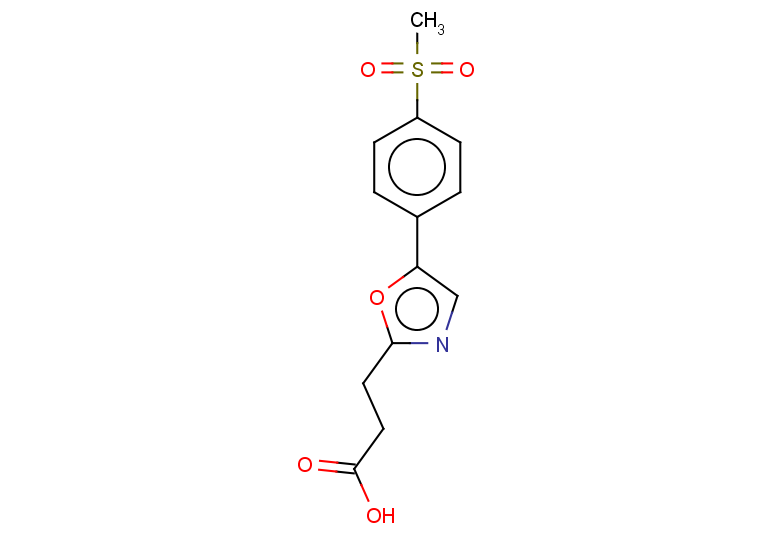3-[5-(4-methanesulfonylphenyl)-1,3-oxazol-2-yl]propanoic acid