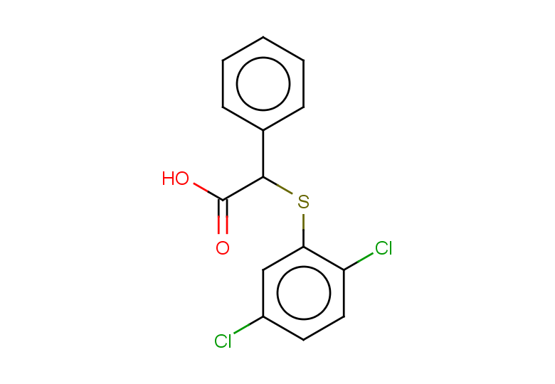 2-[(2,5-dichlorophenyl)sulfanyl]-2-phenylacetic acid