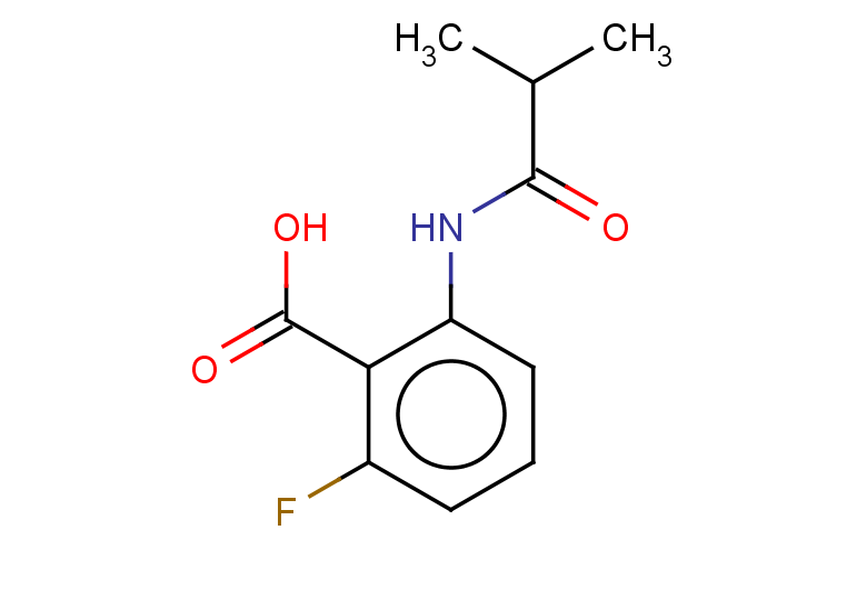 2-fluoro-6-(2-methylpropanamido)benzoic acid