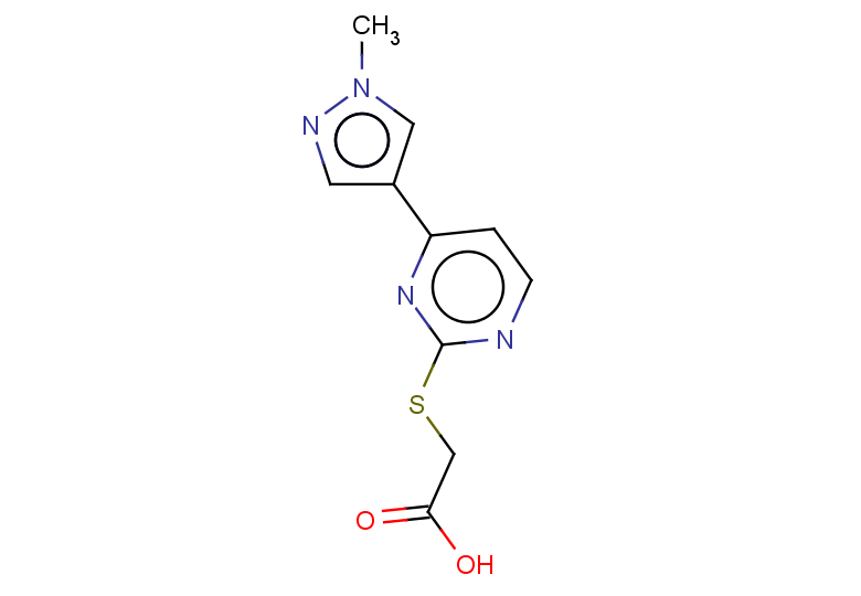 2-{[4-(1-methyl-1H-pyrazol-4-yl)pyrimidin-2-yl]sulfanyl}acetic acid