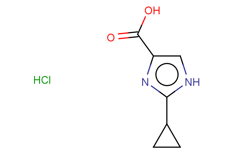 2-cyclopropyl-1H-imidazole-4-carboxylic acid hydrochloride