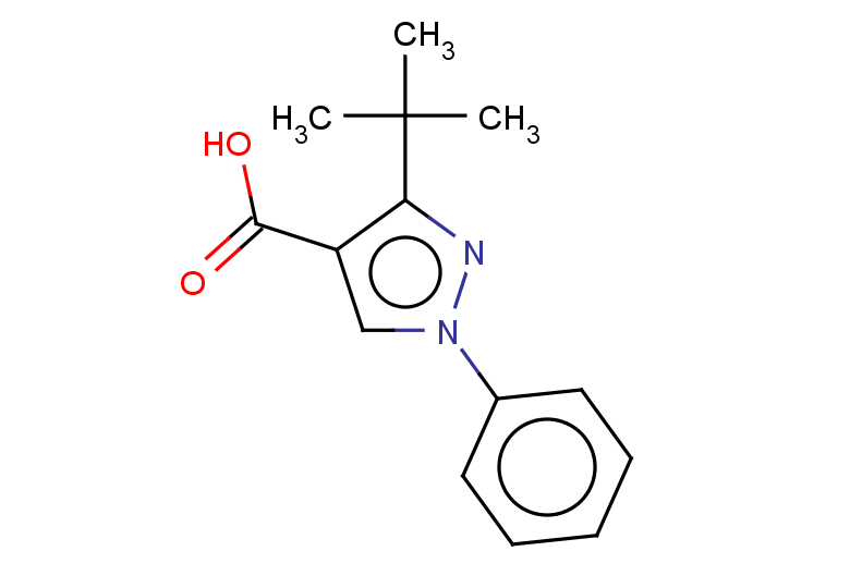 3-tert-butyl-1-phenyl-1H-pyrazole-4-carboxylic acid