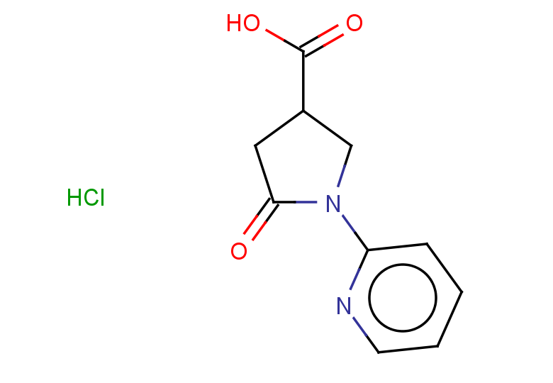 5-oxo-1-(pyridin-2-yl)pyrrolidine-3-carboxylic acid hydrochloride
