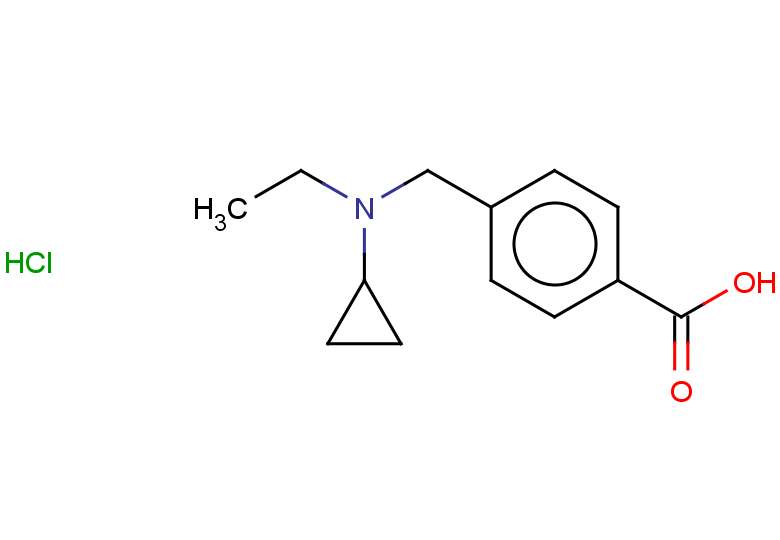 4-{[cyclopropyl(ethyl)amino]methyl}benzoic acid hydrochloride