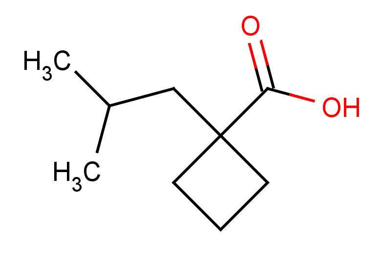 1-(2-methylpropyl)cyclobutane-1-carboxylic acid
