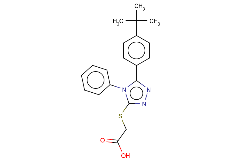 2-{[5-(4-tert-butylphenyl)-4-phenyl-4H-1,2,4-triazol-3-yl]sulfanyl}acetic acid