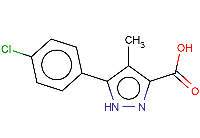 5-(4-chlorophenyl)-4-methyl-1H-pyrazole-3-carboxylic acid