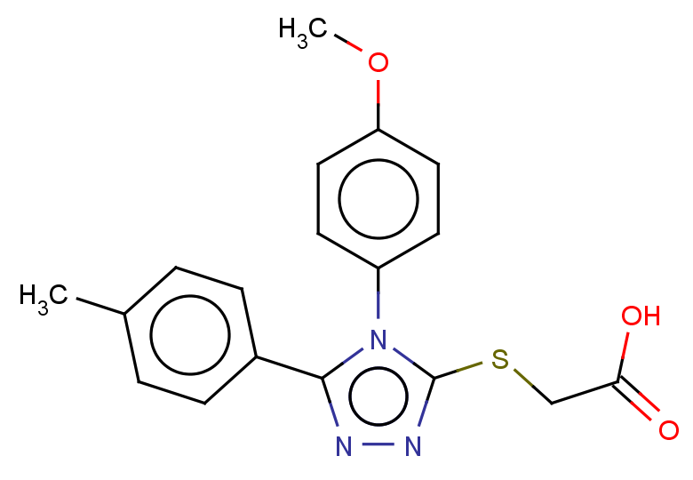 2-{[4-(4-methoxyphenyl)-5-(4-methylphenyl)-4H-1,2,4-triazol-3-yl]sulfanyl}acetic acid