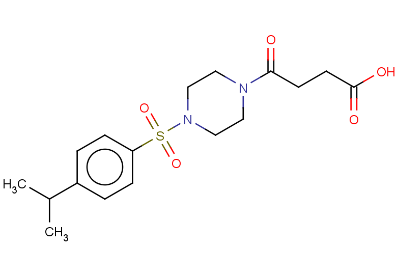 4-oxo-4-{4-[4-(propan-2-yl)benzenesulfonyl]piperazin-1-yl}butanoic acid