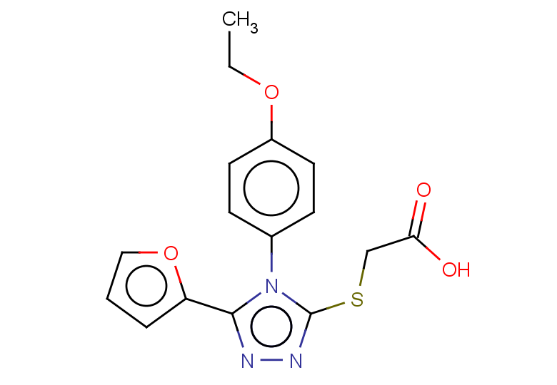 2-{[4-(4-ethoxyphenyl)-5-(furan-2-yl)-4H-1,2,4-triazol-3-yl]sulfanyl}acetic acid