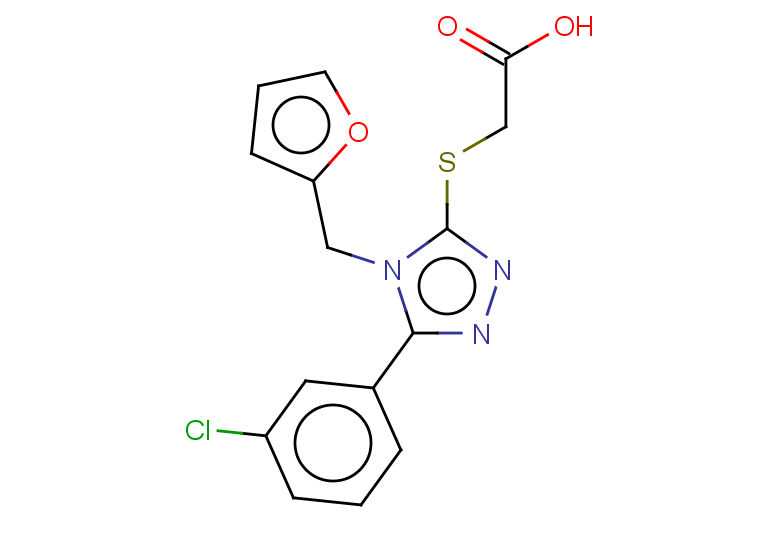 2-{[5-(3-chlorophenyl)-4-(furan-2-ylmethyl)-4H-1,2,4-triazol-3-yl]sulfanyl}acetic acid