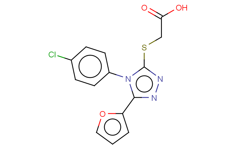 2-{[4-(4-chlorophenyl)-5-(furan-2-yl)-4H-1,2,4-triazol-3-yl]sulfanyl}acetic acid