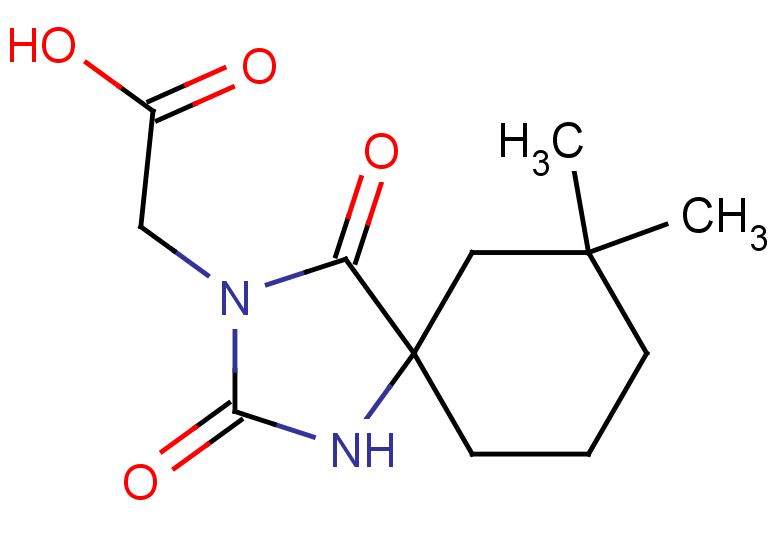 2-{7,7-dimethyl-2,4-dioxo-1,3-diazaspiro[4.5]decan-3-yl}acetic acid