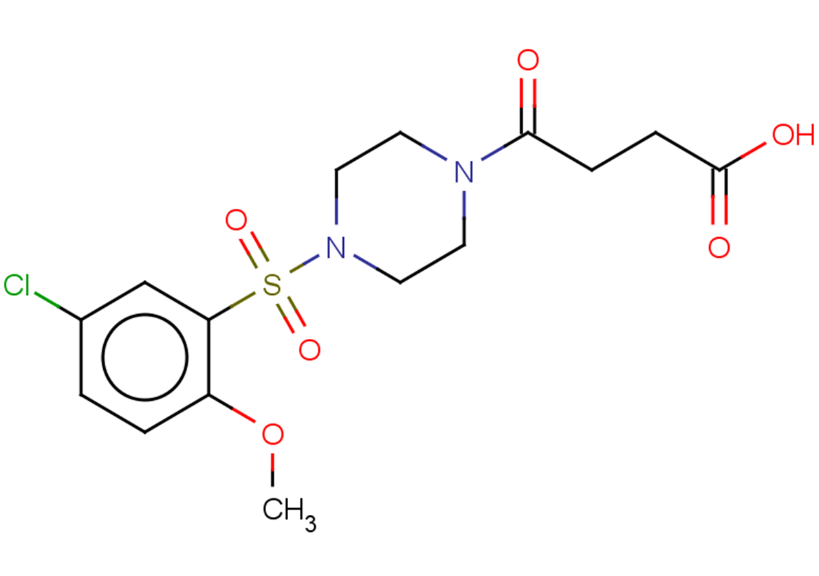4-[4-(5-chloro-2-methoxybenzenesulfonyl)piperazin-1-yl]-4-oxobutanoic acid