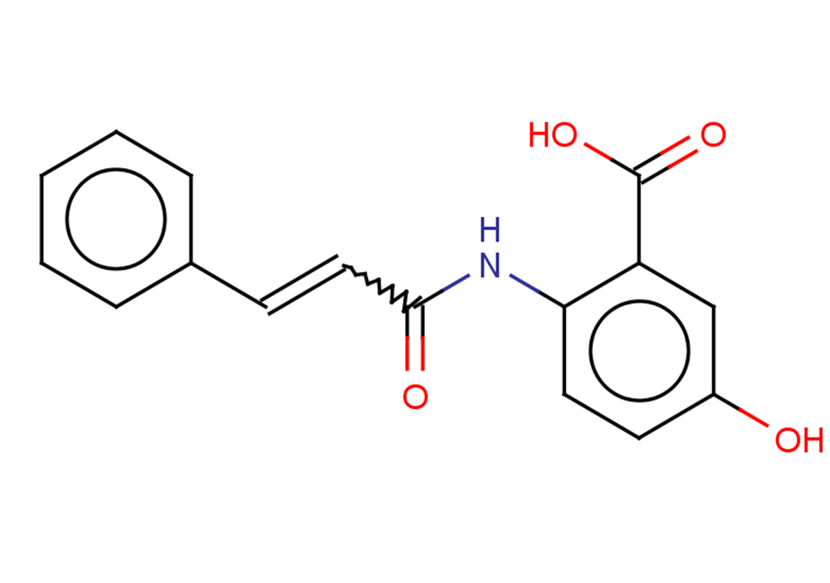5-hydroxy-2-(3-phenylprop-2-enamido)benzoic acid